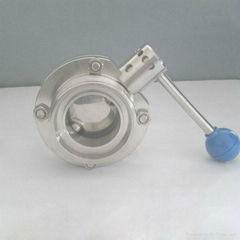 Sanitary dairy sanitary butterfly valves ss304