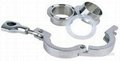 Stainless steel sanitary Pipe Clamp fittings 3