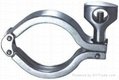 Stainless steel sanitary Pipe Clamp fittings 4