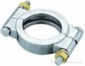 Stainless steel sanitary Pipe Clamp fittings 5
