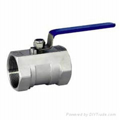 Female Stainless Steel 2pc Ball Valve