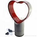 12 inch Heart-shaped bladeless fan