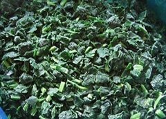 frozen spinach dices/pieces