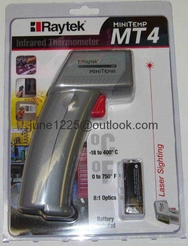 FLUKE Raytek MT4 Gun Type Mini Non-contact Infrared Thermometer Similiar to FLUK 2