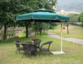 The outdoor umbrellas  4