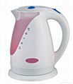 Rotating Plastic Kettles  With Two Colour LED Light --CHAMELEON 1