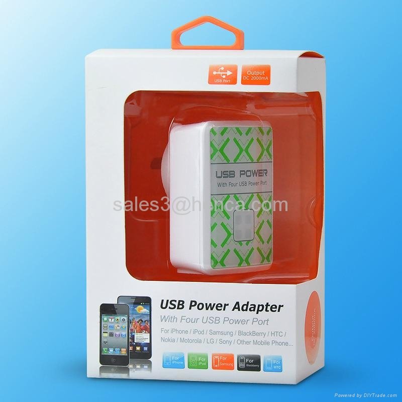 4USB power adapter for mobile phone 3