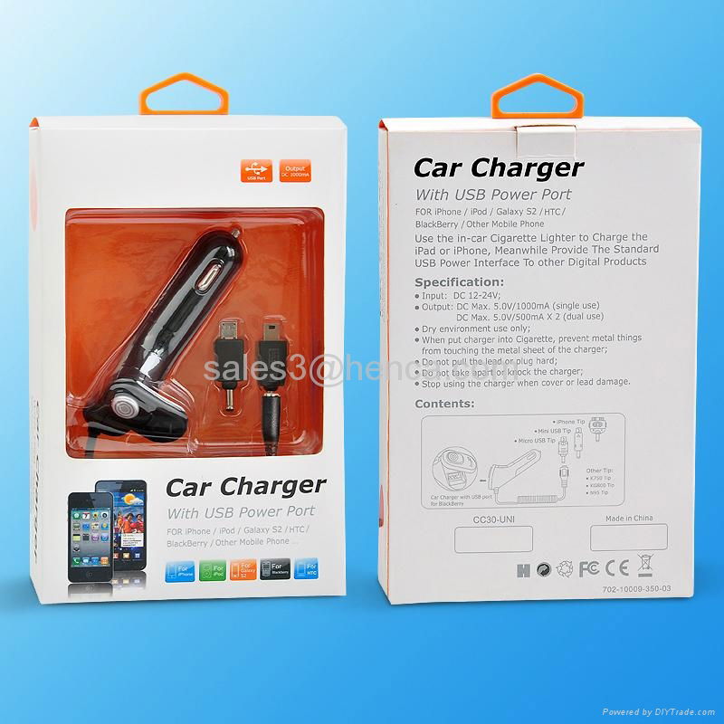 universal car charger kit for iphone 4