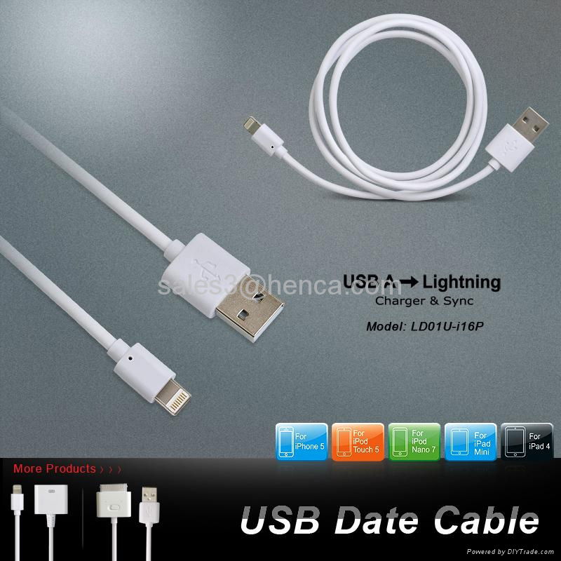  USB to Apple 16Pn Cable for iPhone 5 3