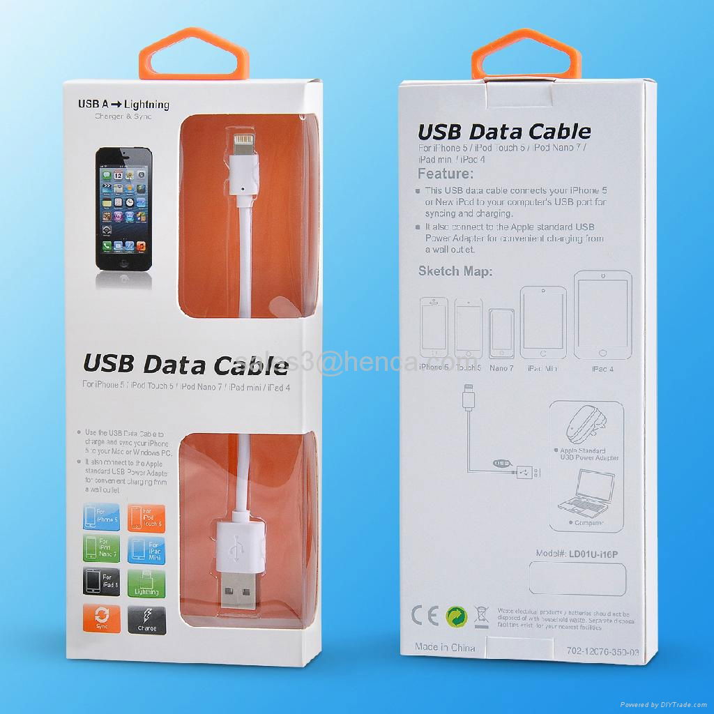  USB to Apple 16Pn Cable for iPhone 5 4