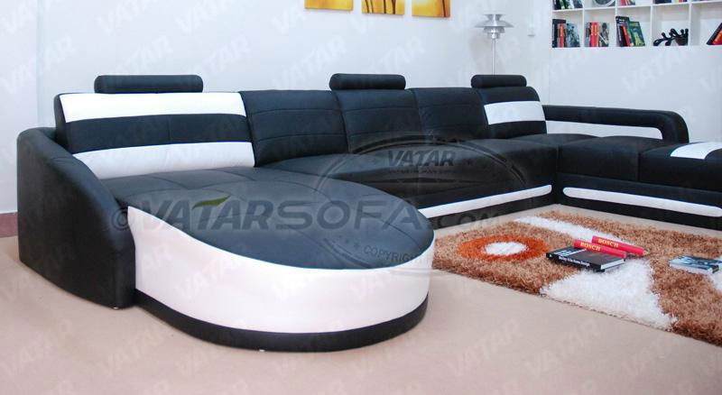 Hotsale home leather sofa 4