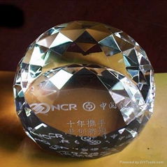 Crystal Paperweight For Office Gifts