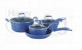 non-stick cookware set  fry pan milk pan casserole  1