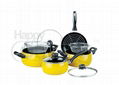 non-stick cookware set  fry pan milk pan casserole 