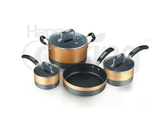 non-stick cookware set  fry pan milk pan casserole 