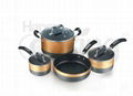 non-stick cookware set  fry pan milk pan casserole  1