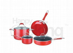 non-stick cookware set  fry pan milk pan casserole 