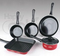 non-stick cookware set  fry pan milk pan casserole 