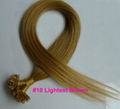 Cheap hair keratin hair extension/pre-bonded hair extension 2