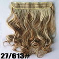 Curly hair extension clip in at factory price 5