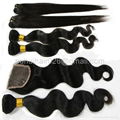 20"  100% remy human hair weft extension 