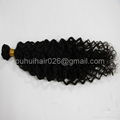 20"  100% remy human hair weft extension  2