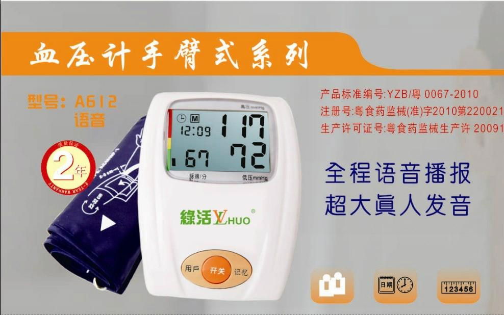 Electronic blood pressure monitor