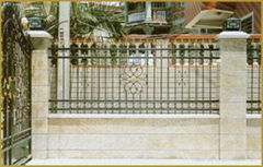 wrought iron fence