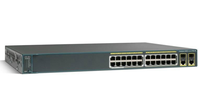 Cisco 24 Port Ethernet Switch WS-C2960-24PC-L