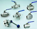 Stainless steel sanitary ball valve 1