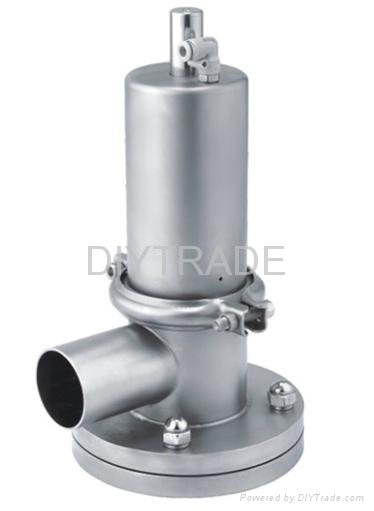Stainless steel sanitary tank bottom valve