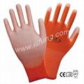 13G Polyester/Nylon Shell  PU Glove