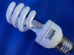 half spiral electronic energy saving lamp