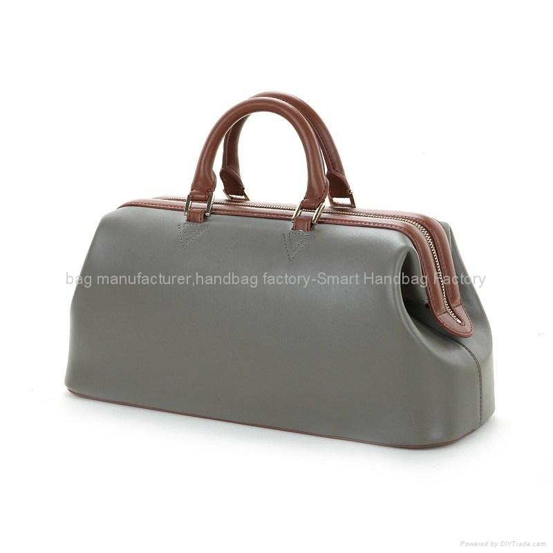 Simple Style Leather Tote Bag/Doctor Bag 4