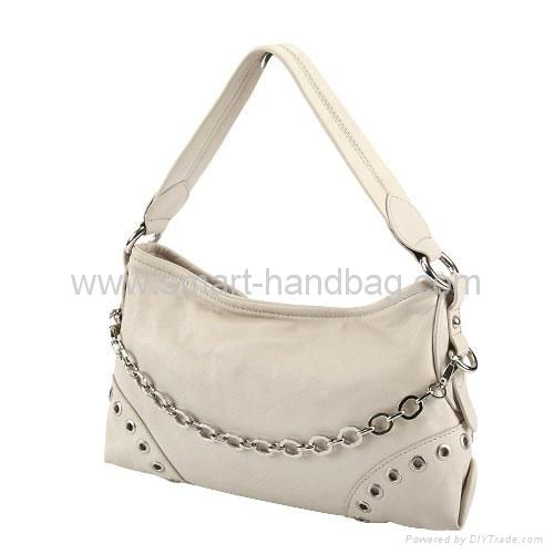 Small Grey PU Shoulder Bag 2