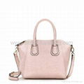 Charming Pink PU Lady Satchel 1