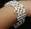 925 silver  with charms bracelet for lady! 1