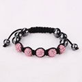 free shipping  with shamballa beads charms bracelet for lady!