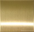 201 Stainless Steel Sheet Gold Brush