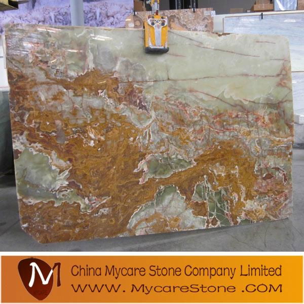 Green onyx slab 4