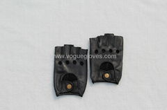 Genuine leather driving gloves