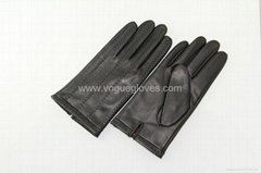 Classic men leather gloves