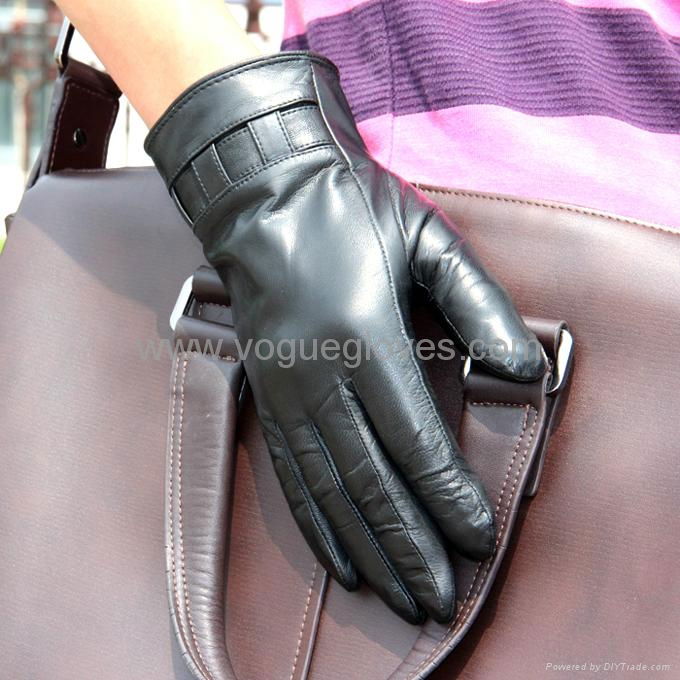 Classic men leather gloves 3