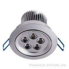 Indoor White Milky Glass High Power Recessed LED Downlighting with Heatsink for  2