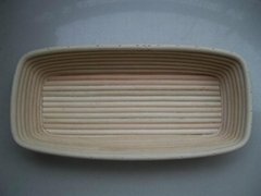 Retangle Banneton Brotform Basket 12-inch by 5-inch