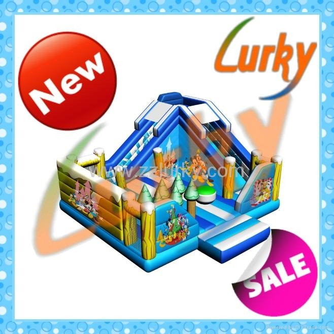 Hot-selling new design popular bouncy house 2