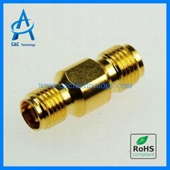  2.92 to 2.4 adapter 40GHz VSWR 1.25max gold plated female to female A29F24F0G