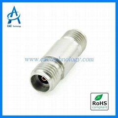 2.92mm adapter female to female stainless steel 40GHz VSWR 1.15max