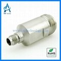 N to 2.4mm adapter female to female stainless steel VSWR 1.15max 18GHz 1