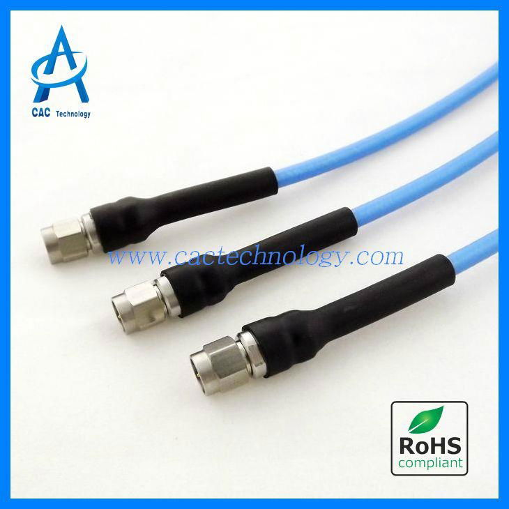 18GHz RF testing cable assembly VSWR flexible